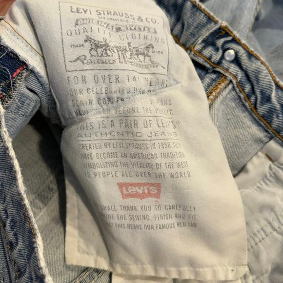 LEVI'S reworked upcycled vintage CUSTOM boho patchwork garden bugs insects 32 - Picture 6 of 12